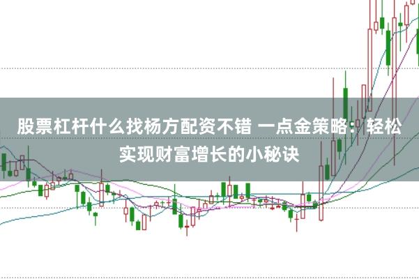 股票杠杆什么找杨方配资不错 一点金策略:轻松实现财富增长的小秘诀