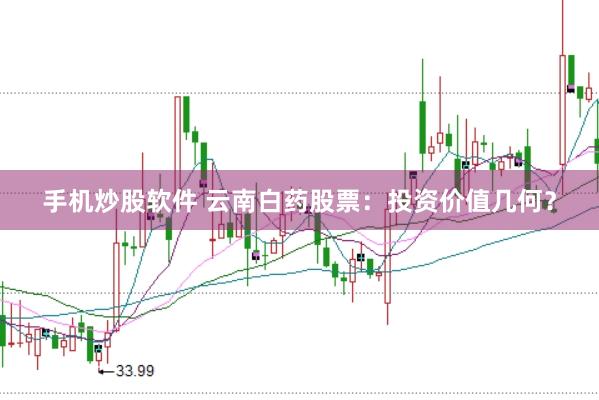 手机炒股软件 云南白药股票：投资价值几何？