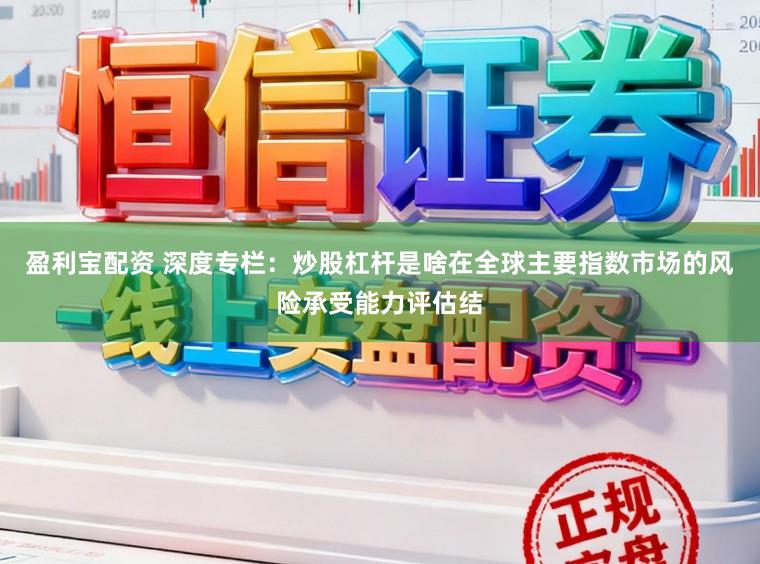 盈利宝配资 深度专栏:炒股杠杆是啥在全球主要指数市场的风险承受能力评估结