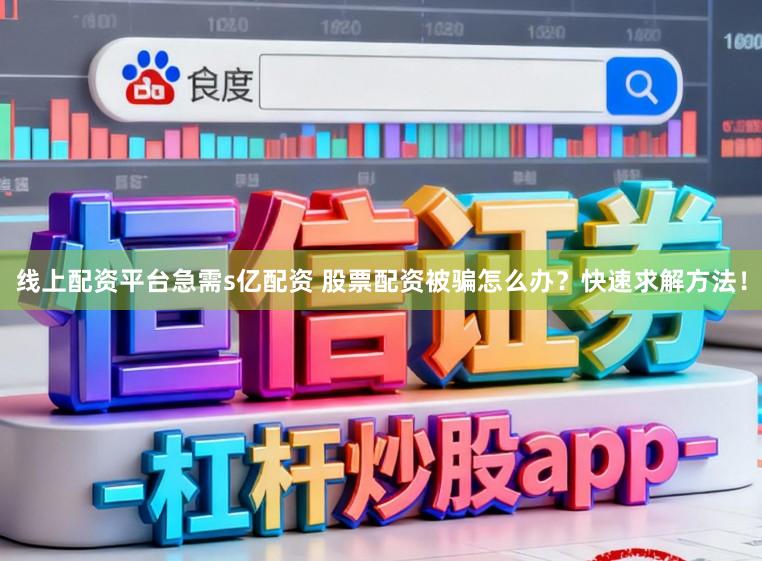 线上配资平台急需s亿配资 股票配资被骗怎么办？快速求解方法！