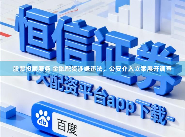 股票投顾服务 金融配资涉嫌违法，公安介入立案展开调查